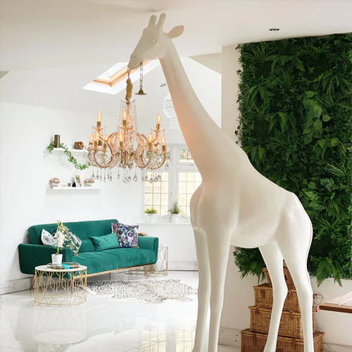 Creative Designer Animal Sculpture Giraffe Floor Lamp