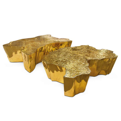 Luxury Golden Stump Coffee Table