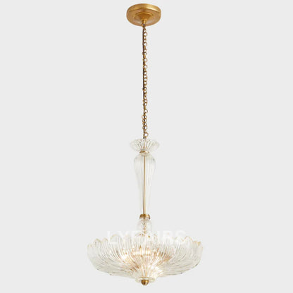 Vintage Traditional Glass Umbrella Chandelier for Bedroom/Dining Room