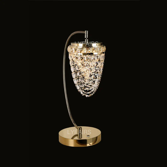 Modern Conch Crystal Table Lamp