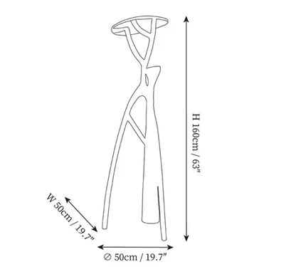 Humanoid Standing Floor Lamp