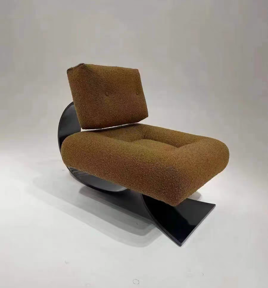 Modern Designer Fishtail Lounge Chair