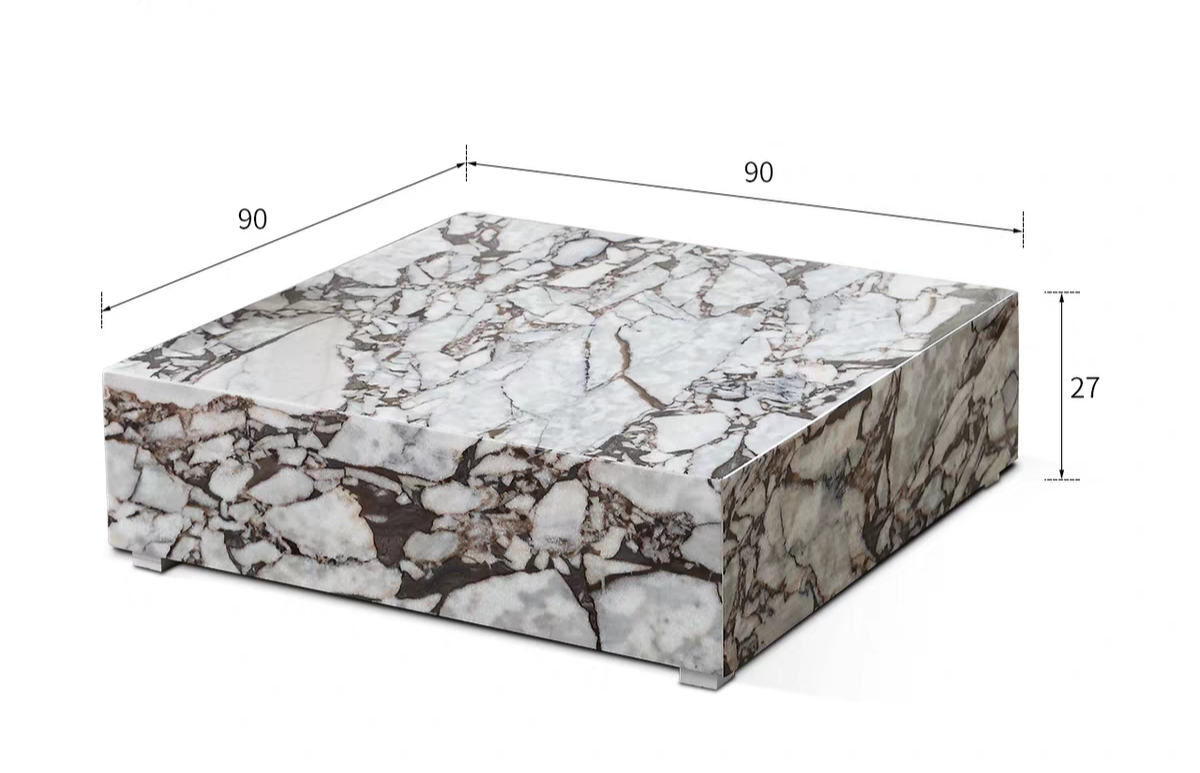 Italian Luxury Natural Marble Coffee Table