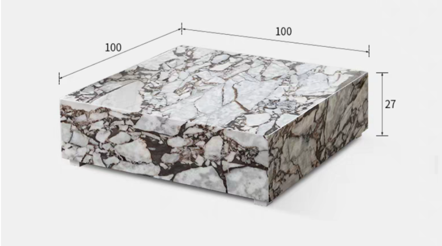 Italian Luxury Natural Marble Coffee Table