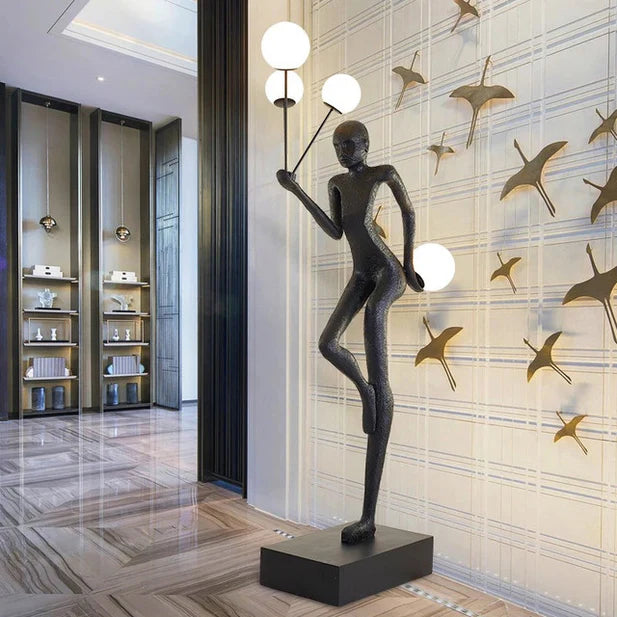 Art Design Acrobat Floor Lamp