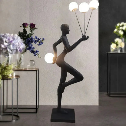 Art Design Acrobat Floor Lamp