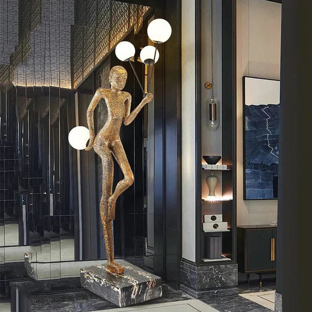 Art Design Acrobat Floor Lamp