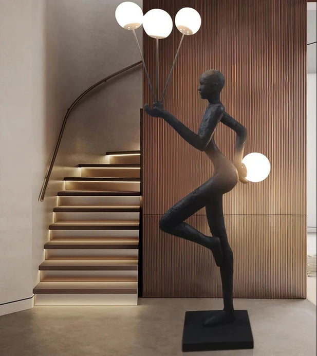 Art Design Acrobat Floor Lamp