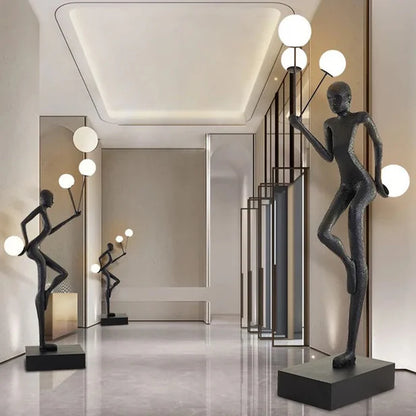 Art Design Acrobat Floor Lamp