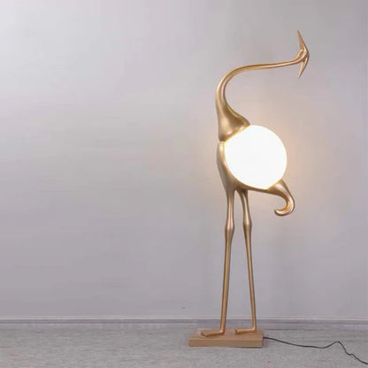 Art Design Crane Floor Lamp