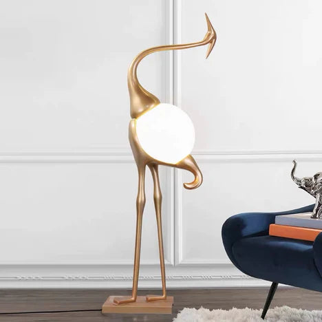 Art Design Crane Floor Lamp