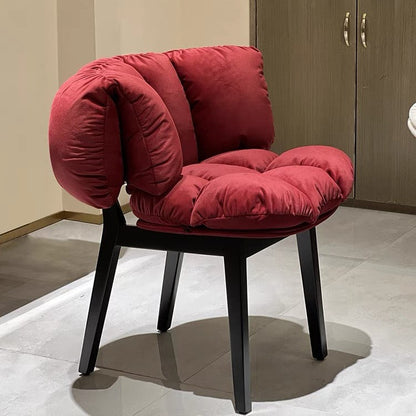 Italian Light Luxury Velvet Dining Chair