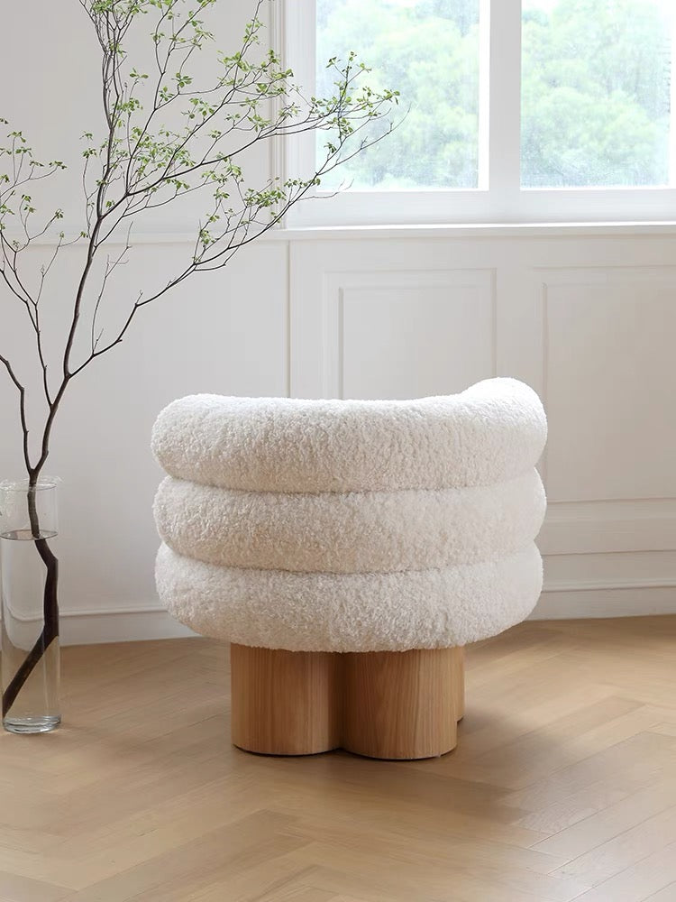 Cozy Stump Bouclé Chair