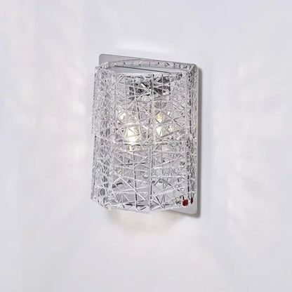 Modern Frozen Crystal Wall Sconce