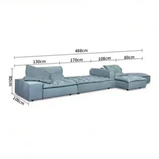 Modern Soft Sofa Composition