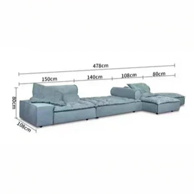 Modern Soft Sofa Composition