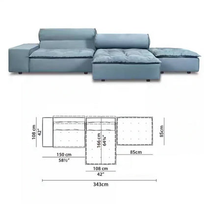 Modern Soft Sofa Composition