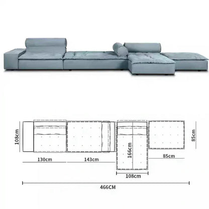 Modern Soft Sofa Composition