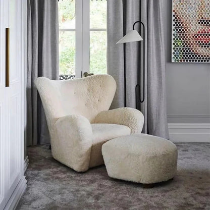 French Medium Antique Cream Style Upholstered Chair