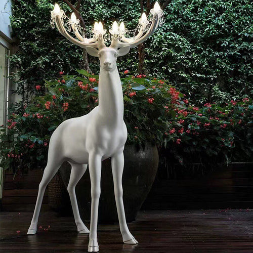 Deer Crystal Floor Lamp