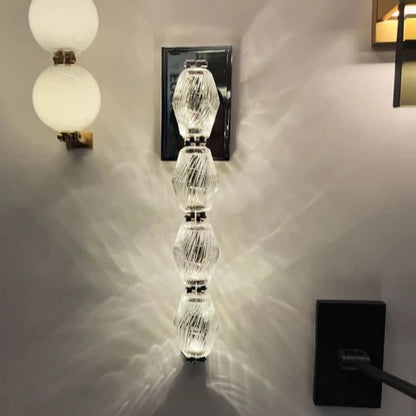 Modern Luxury Neckalce Crystal Wall Sconce