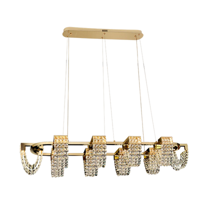 Modern Luxury Newly Crystal Chandelier in Champagne Gold