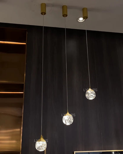 Modern Crystal Ball Pendant for Bedside/Dining Room/KItchen Island