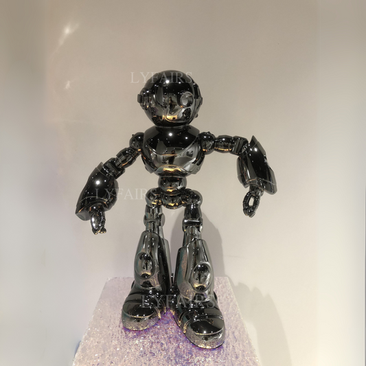 Modern Abstract Resin Robot Art Sculpture