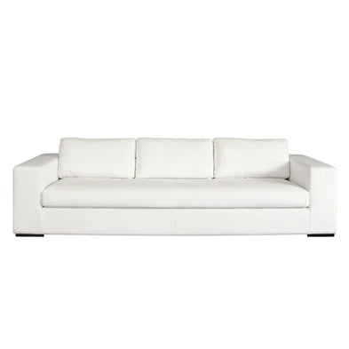 Modern Style Minimalist Sofa in White Color for Living Room/Bedroom