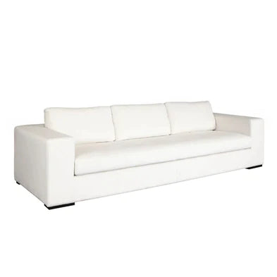 Modern Style Minimalist Sofa in White Color for Living Room/Bedroom