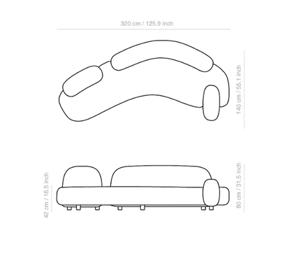 Modern Simple Modular Chenille Stone Sofa