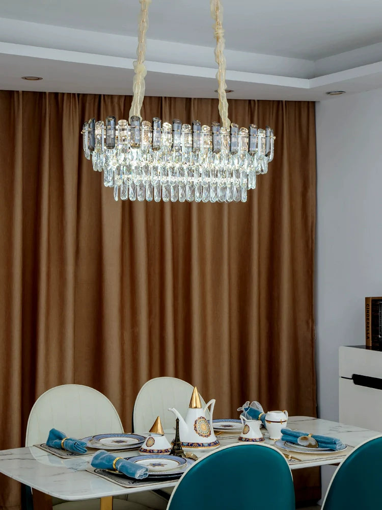 Light Luxury Crystal Chandelier for Living Room/Bedroom