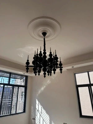 Minimalist Modern Creative Round/Linear Chandelier for Living/Dining Room