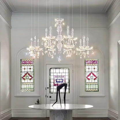 French Light Luxury Crystal Chandelier For Living Room, Dining Room, Bedroom