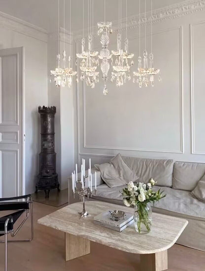 French Light Luxury Crystal Chandelier For Living Room, Dining Room, Bedroom