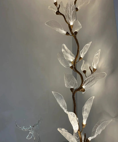 Creative Bionic Resin Leaves Chandelier for Living Room/Dining Room/Staircase