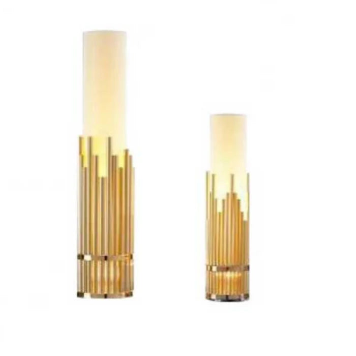 Modern Metal Cylinder Dolomite Table Lamp