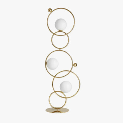 Modern Creative 5-Ring Glass Ball Floor Lamp