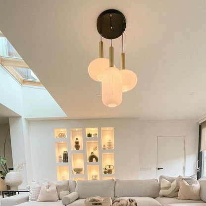 Nordic Minimalist Modern Luxury Glass Chandelier