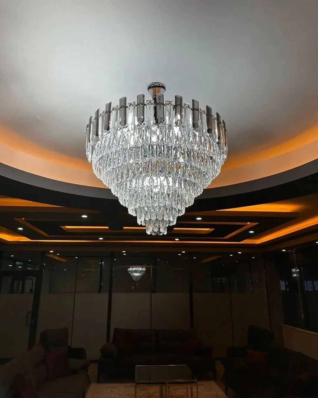 Light Luxury Crystal Chandelier for Living Room/Bedroom