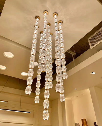 Creative Glass Necklace Pendant Chandelier for Living/Dining Room/Staircase