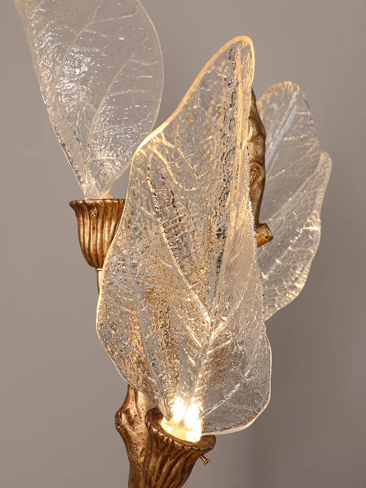 Creative Bionic Resin Leaves Chandelier for Living Room/Dining Room/Staircase