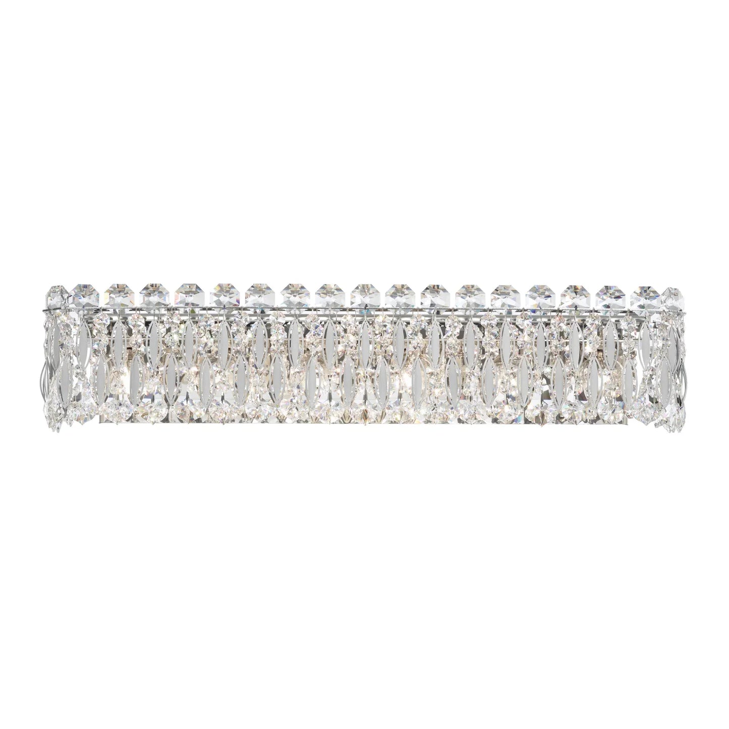 Light Luxury Crystal Beads Drum Collection Flush Mounted/Rectangle/Round Chandelier