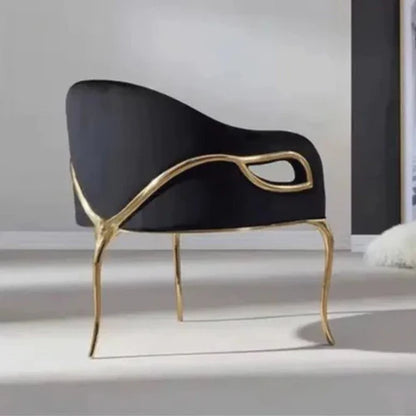 Luxury Brass Eagle-Eye Single Dining Chair