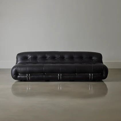 Italian Retro Unique Shape Sofa With Steel Teeth