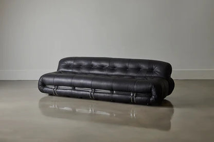 Italian Retro Unique Shape Sofa With Steel Teeth