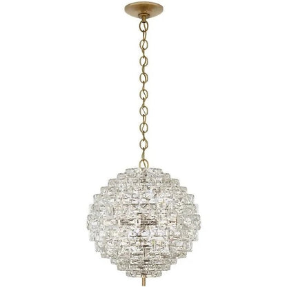 Modern Light Luxury Sphere Crystal Chandelier