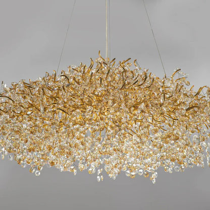 New Modern Light Luxury Branch Crystal Chandelier for Dining /Living Room