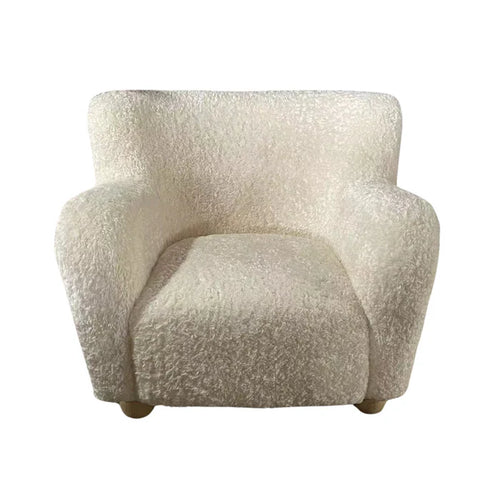 Shearling Accent Sofa Chair