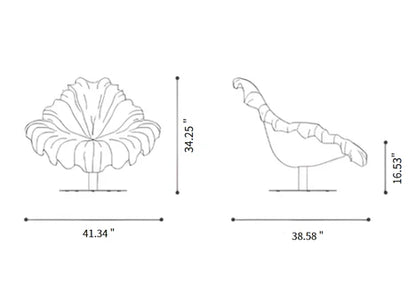 Lotus Leaf Bloom Armchair